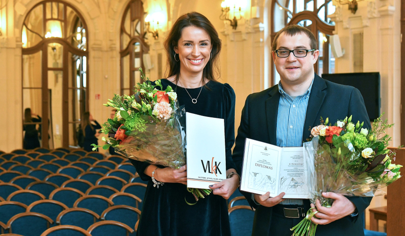 Lietuvos mokslų akademijoje apdovanoti geriausių jaunųjų mokslininkų darbų laureatai
